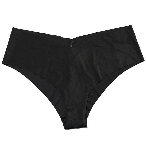 NWT AERIE Cheeky Pantie/Underwear Sz XL Black Silky - Picture 1 of 3